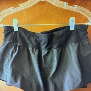 lululemon athletica Black Mini Skirt